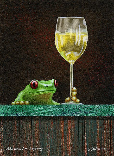 Biology Tattoo, Toad Illustration, Wine Bar Decor, Golden Frog, Punk Fairy, Sheep Face, Frog Stuff, Rain Painting, Bar Hopping