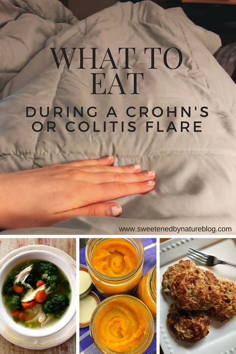 What to eat during a Crohn's or ulcerative colitis flare. This is a grocery list and various meal ideas that are mostly autoimmune paleo (AIP) compliant and specific carbohydrate diet (SCD) compliant.  The foods are compiled from several Crohn's and colitis patients. Everyone is different, so foods that work for one person may not work for another during a flare. These foods are also great for IBS flares, stomach viruses, and bloating. Crohns Friendly Recipes, Crohns Diet, Low Residue Diet, Crohns Recipes, Meal Guide, Specific Carbohydrate Diet, Autoimmune Paleo, Low Carb Diets, Carbohydrate Diet