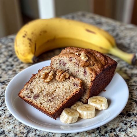 Banana Bread Recipe With Self Rising, Banana Bread With Self Rising Flour, Banana Bread Self Rising Flour, Bread With Self Rising Flour, Red Velvet Oreo Cake, Starbucks Banana Bread, Dole Whip Recipe, Baking For Beginners, Flours Banana Bread