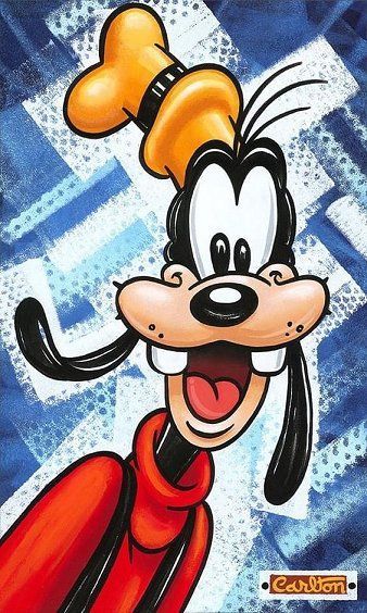 Goofy Painting Ideas, Goofy Painting, Disney Characters Goofy, Cartoons Aesthetic, Easy Disney Drawings, Buddhist Art Drawing, Goofy Disney, Disney World Characters, Images Disney