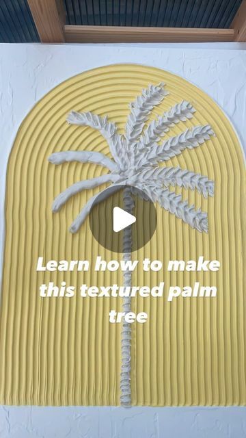 Kay (Karishma) on Instagram: "If I’ve been in your feed lately, this is your sign to try something new!  I can teach you how to make this palm tree from the comfort of your home from any corner in the world through my online textured art course. It has step by step instructions on how to make this beautiful palm plus so many other designs!  Link in my bio or DM me if you can’t find it 💟  #arttutorial #artprocess #plasterart #artreels #abstractart #palmtrees #texturedpainting #artofinstagram #contemporarypainting #artguide #yellow #originalart #diyart" Plaster Art, Textured Art, Art Courses, Process Art, Try Something New, Texture Painting, Texture Art, Contemporary Paintings, Step By Step Instructions