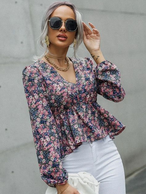 Fancy Tops For Women Style, Stylish Jeans Top, Peplum Top Outfits, Top Designs For Women, Fancy Shirt, Fashion Top Outfits, Fancy Tops, Fashion Tops Blouse, Kurti Designs Party Wear