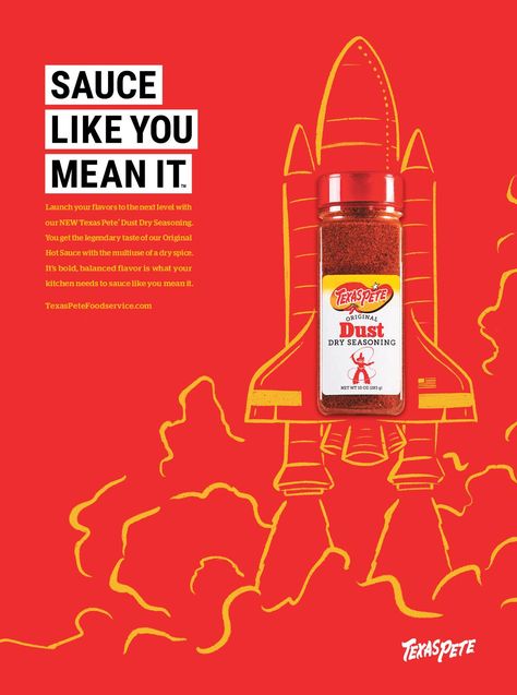 Texas Pete, Creative Advertising Campaign, Publicidad Creativa, Ads Of The World, Food Graphic Design, Food Ads, Creative Poster Design, Creative Posters, Creative Ads