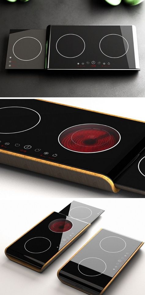 Portable Induction Cooktop Small Spaces, Mound House, Portable Cooktop, Kitchen Cooktop, Minimal House, Interior Design Drawings, Portable Kitchen, Minimal House Design, Electric Cooktop