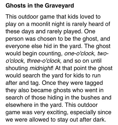 Ghosts in the Graveyard How To Play Ghost In The Graveyard, Creepy Games To Play With 2 People, Ghost In The Graveyard Game, Horror Games To Play With Friends In Real Life, Games To Play In The Dark Inside, Scary Games To Play With Friends In Real Life, Scary Games To Play In Real Life, Creepy Games To Play With Friends, Horror Games To Play With Friends