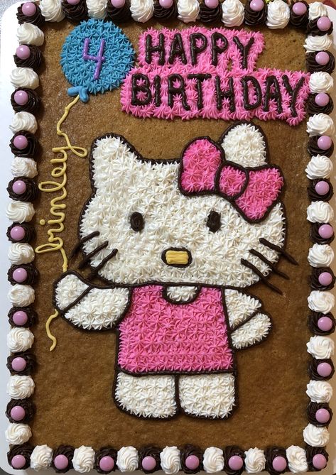 Hello Kitty Cookies, 12th Birthday, Cookie Cake, Cake Cookies, Hello Kitty, Birthday Cake, Happy Birthday, Snoopy, Mario Characters