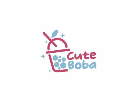 Boba Bloom logo design for Bubble Tea Store :: Behance Bubble Tea Logo Design Ideas, Bubble Tea Logo Design, Boba Branding, Boba Tea Logo, Bubble Tea Logo, Boba Logo, Farmers Market Birthday Party, Smile Logo, Tea Logo