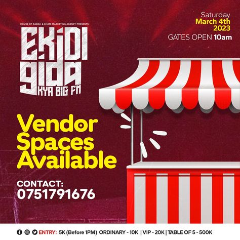 Call For Vendors Flyer, Call For Vendors Flyer Design, Event Social Media Post, Furniture Graphic, Sanam Puri, School Flyer, Flyers Design, Social Media Branding Design, Flyer Design Layout