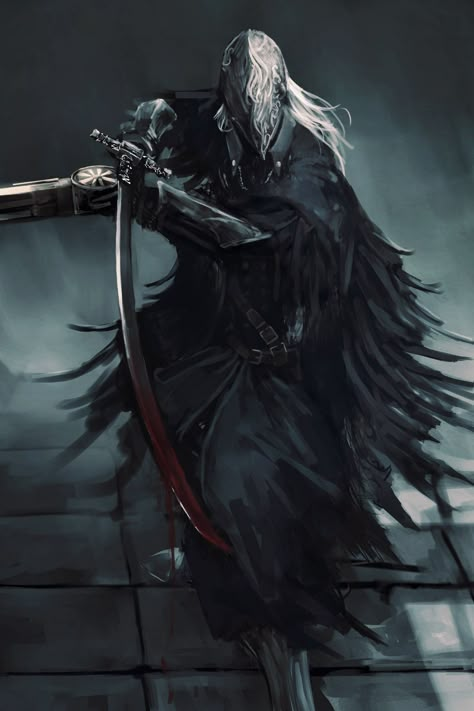 Crow Of Cainhurst, Bloodborne Characters, Bloodborne Game, Bloodborne Art, Drawing Superheroes, Dark Souls Art, 다크 판타지, Dark Soul, Bloodborne