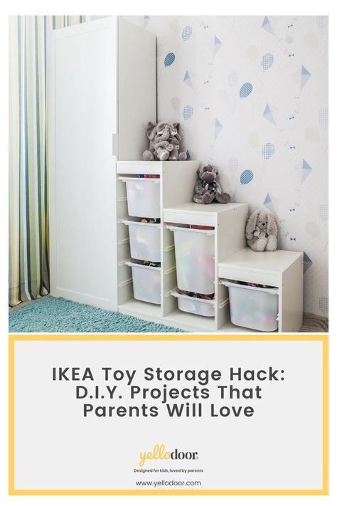 Love IKEA furniture? Why not be creative using them? Here are some of the best IKEA toy storage hack ideas on the internet! The post IKEA Toy Storage Hack: D.I.Y. Projects That Parents Will Love appeared first on Yellodoor. Ikea Toy Storage Hack, Toy Storage Hacks, Ikea Rack, Linnmon Table Top, Toy Storage Units, Ikea Toy Storage, Toy Storage Bench, Ikea Toys, Toy Car Storage