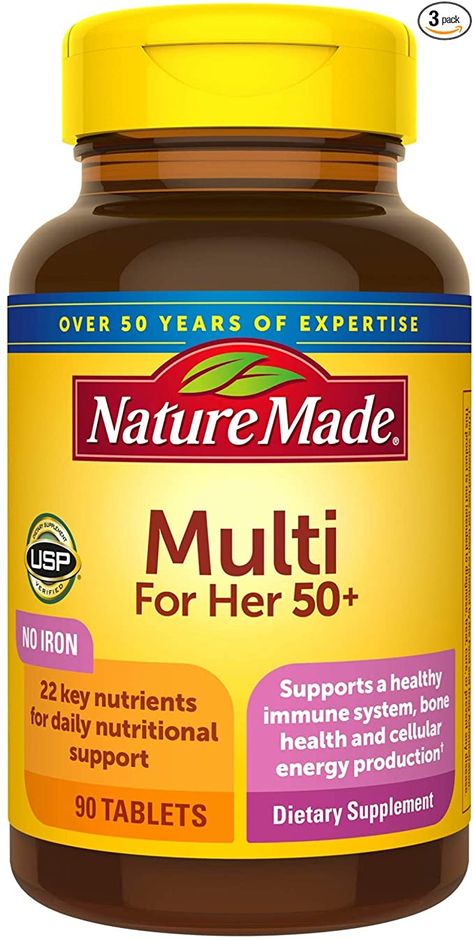 Nature Made Women's Multivitamin Best Vitamins For Women, Nature Made Vitamins, B12 Vitamin Supplement, Vitamins For Energy, Protein Synthesis, Vitamin B12, Immune Health, Vitamins & Supplements, Vitamin B