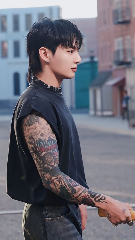 #정국 #JungKook #JungKook_3D Jungkook Hairstyle, Korean Men Hairstyle, Image Swag, Jeon Jungkook Photoshoot, Jungkook Aesthetic, Mullet Hairstyle, Jungkook Abs, Jungkook Cute, Foto Jungkook