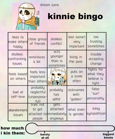 Ink Sans Kinnie Bingo, Undertale Kinnie Bingo, Sans Kinnie Bingo, Kin Bingo, I Need Attention, Fun Templates, Kinnie Bingo, Need Attention, Bingo Template