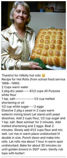 Hot Rolls, Yeast Breads, Biscuit Rolls, Yeast Rolls, School Food, Bread And Pastries, Bread Recipes Homemade, Dinner Rolls, Bread Rolls