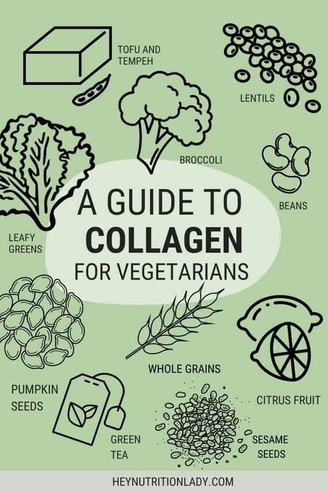 Collagen Sources, Collagen Boosting Foods, Health Benefits Of Collagen, Vegetarian Protein Sources, Collagen Recipes, Vegan Wraps, Healthy Meals For One, Vegetarian Protein, Collagen Benefits