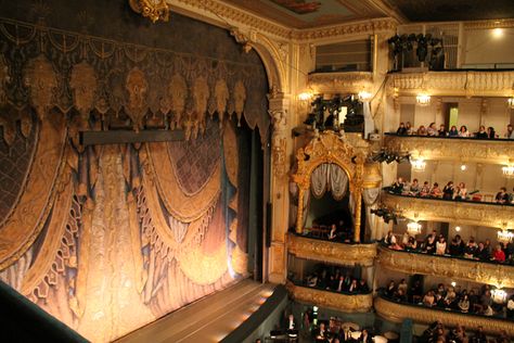 The beautiful stage of the #Mariinsky Theatre, the old #Kirov Mariinsky Ballet, Booktok Aesthetic, Russian Ballet, Ballet Core, Theatre Stage, Good Doctor, Valance Curtains, The Old, Russia