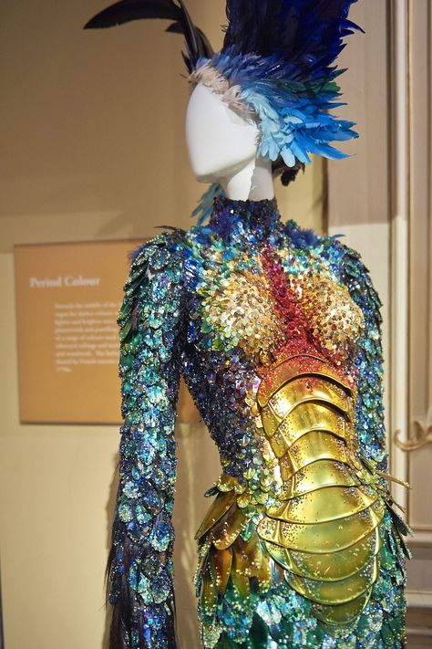 Tierry Mugler Dress | Birds of Paradise at The Bowes | Blog www.margotandhess... (c) Graham Shackleton 2014 Mugler Dress, Paradise Dress, Bird Dress, Thierry Mugler, Bird Of Paradise, Fantasy Dress, Looks Chic, Fantasy Fashion, Birds Of Paradise