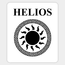 Helios Ancient Greek God of the Sun Symbol - Helios - Magnet | TeePublic God Of The Sun, Museum Logo, Ancient Greek Mythology, Greek Symbol, Sun Symbol, Ancient Greek Gods, Aries Tattoo, Creative Photoshoot Ideas, Sun God