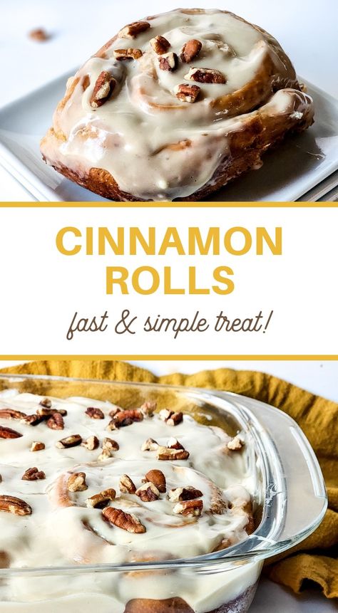 Pecan Pie Cinnamon Rolls Recipe - 3 Boys and a Dog Canned Cinnamon Rolls, Easy Cinnamon Rolls Recipe, Pecan Cinnamon Rolls, Banana Protein Pancakes, Cinnamon Roll Icing, Fluffy Cinnamon Rolls, Pecan Pie Easy, Blueberry Breakfast Cake, French Bread Recipe