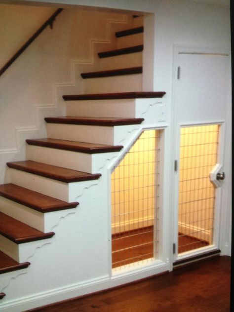 under stairs dog house | ... has built This room for a dog underneath one of our client's house Dog Dens, Stairs Dog House, Cheap Dog Houses, Under Stairs Dog House, Room Under Stairs, Space Under Stairs, Dog Doors, Indoor Dog Kennel, Dog Spaces