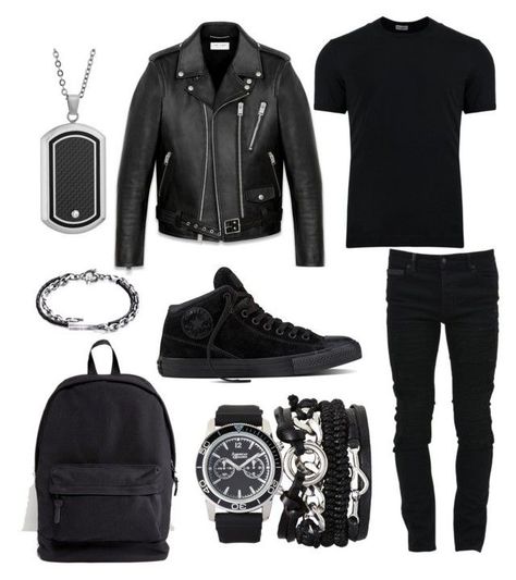 Emo Outfits For Guys, Jace Herondale, Trendy Boy Outfits, Mens Trendy Outfits, Stylish Men Casual, Street Style Outfits Men, Marcelo Burlon, Leather Jacket Outfits, Fashion Suits For Men