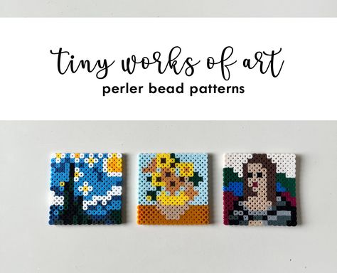 Art Masterpieces, 3d Perler Bead, Hama Beads Design, Digital Patterns, Bead Pattern, Perler Beads Designs, Perler Bead Patterns, Perler Bead, Teaching Tools