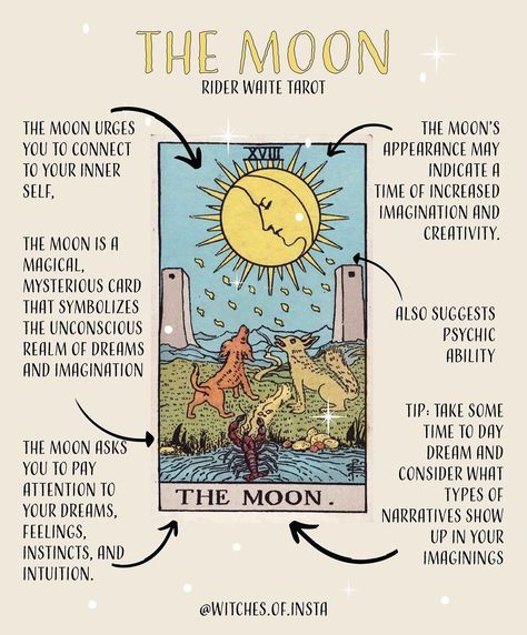 The Moon Reversed, The Moon Tarot Meaning, The Empress Card, Empress Card, Tarot Guidebook, Moon Meaning, Tarot Interpretation, The Moon Tarot Card, Tarot Cards For Beginners