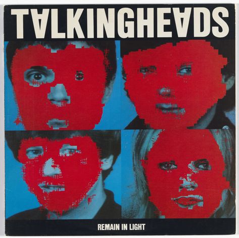 Tibor Kalman, Talking Heads, Tina Weymouth, Chris Frantz. Album cover for Talking Heads, Remain in Light. 1980 | MoMA Talking Heads Poster, 80s Album Covers, Remain In Light, Cool Album Covers, Music Album Covers, Talking Heads, Lower East Side, Album Cover Art, Album Design