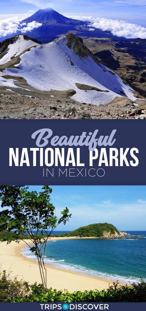 Top 10 Most Beautiful National Parks in Mexico Mexico National Parks, Beautiful National Parks, Couples Resorts, Mayan Cities, Oaxaca City, Famous Waterfalls, Cheap Holiday, Central America Travel, Romantic Retreat