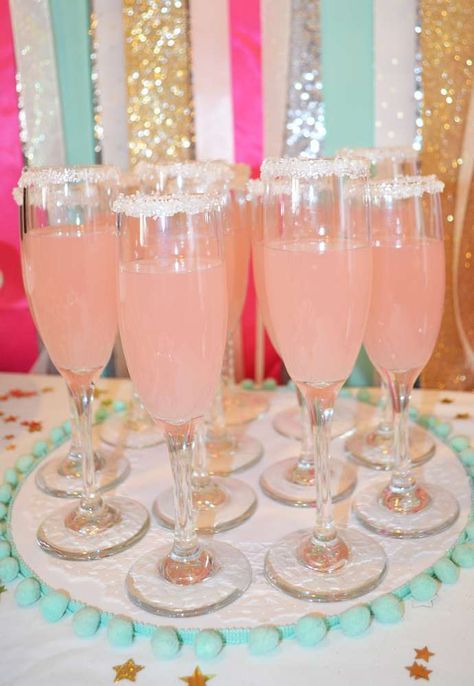 Amelia's Twinkle Twinkle Little Star Baby Shower | CatchMyParty.com pink gold silver aqua blue glitter Pink And Gold Baby Shower, Pink Gold Baby Shower, Girl Shower Themes, Glitter Baby Shower, Girl Baby Shower Ideas, Grey Baby Shower, Twinkle Twinkle Baby Shower, Gold Baby Shower