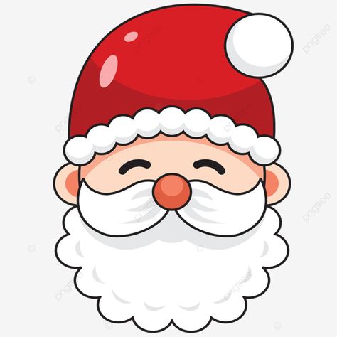 Santa Claus Drawing Easy, Santa Claus Drawing, Santa Countdown, Santa Claus Pictures, Santa Claus Vector, Christmas Cartoon Characters, Santa Claus Face, Cartoon Santa Claus, Cute Masks