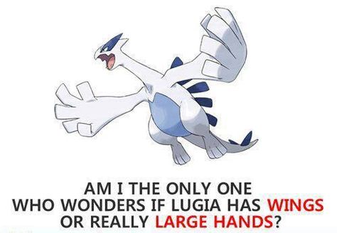 I go with Large Hands that can be used as wings, because Lugia! Pokemon, Blue, White, Pokémon