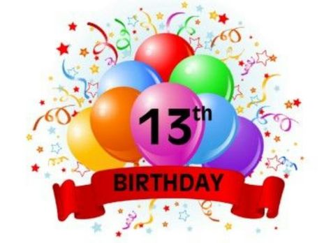 ♡☆ Happy 13th Birthday, you are now officially a Teenager! ☆♡ 90th Birthday Banner, 80th Birthday Banner, 70th Birthday Banner, 60th Birthday Banner, 50th Birthday Banner, 40th Birthday Banner, 89th Birthday, 80th Birthday Cards, Happy 13th Birthday