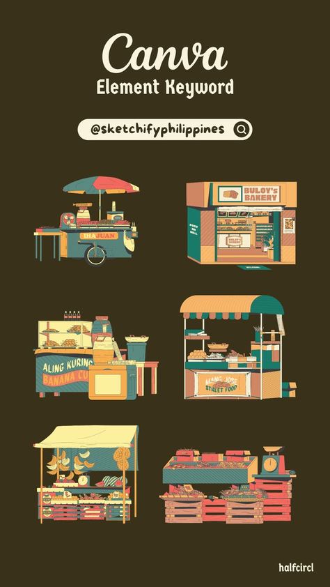 Canva Keywords Elements, Canva Keywords, Canva Frames, Food Stand, Keyword Elements Canva, Graphic Shapes Design, Desain Buklet, Canva Elements Keyword, Graphic Design Tutorials Learning