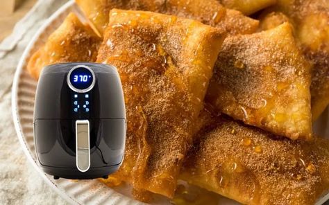 How To Make Sopapillas, Soapapilla Recipe, Chefman Air Fryer, Hispanic Desserts, Sopapilla Recipe, Deep Fried Food, Air Fried Food, Cooking Oils, Crispy Treats