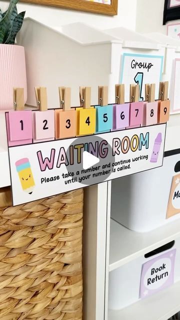 Classroom Waiting Room System, Classroom Waiting Room, Teacher Spotlight, Modern Classroom Decor, Classroom Whiteboard, Teacher Freebies, Modern Classroom, Fonts Modern, September 1st