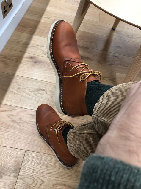 Red Wing Chukkas in Oro-iginal Red Wing Chukka, Wing Boots, Mens Chukkas, Red Wing Boots, Doc Marten Oxford, Red Wing, Mens Casual, Mens Casual Outfits, Red Wings