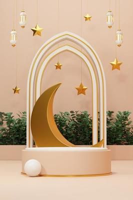 3d rendering image of ramadan and eid fitr adha mubarak theme greeting background with islamic decoration objects 7436112 Stock Photo at Vecteezy Ramadhan Decor, Eid Theme, Eid Balloons, Eid Fitr, Islamic Decoration, Ramadhan Kareem, Popup Store, Ramadan Background, Adha Mubarak