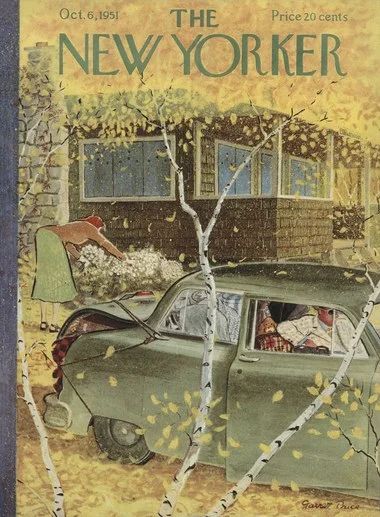 The New Yorker October 6, 1951 Issue | The New Yorker The New Yorker Fall Covers, The New Yorker October, New Yorker Cover, The New Yorker Magazine, New Yorker Magazine, Wal Art, New Yorker Covers, 수채화 그림, Cover Artwork