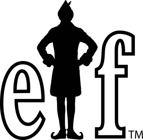 Free Elf Movie Svg Files For Cricut, Buddy The Elf Svg Free, Buddy The Elf Clipart, Elf Movie Drawing, Elf Movie Shirts, Buddy The Elf Svg, Elf Template, Xmas Templates, Door Decorations Christmas