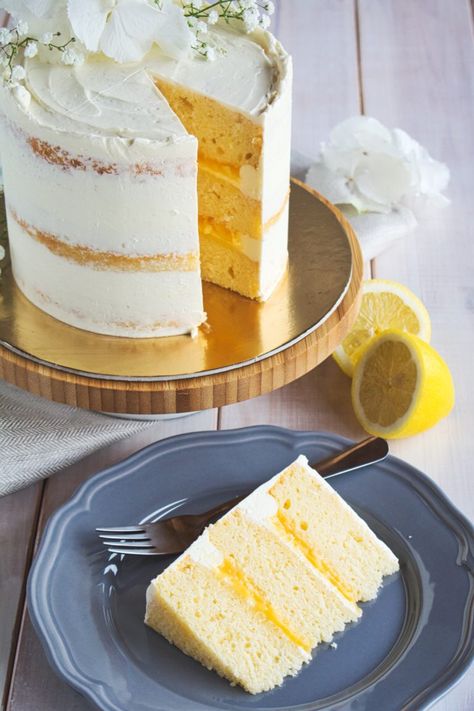 Lemon Wedding Cake, Elderflower Cake, Lemon Wedding Cakes, Lemon Wedding, Royal Wedding Cake, Cake Recipes At Home, Baking Treats, Baking Journal, Fabulous Cakes