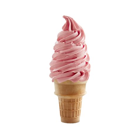 Soft Serve Illustration, Strawberry Ice Cream Aesthetic, Soft Serve Ice Cream Aesthetic, Ice Cream Png Aesthetic, Strawberry Soft Serve, Strawberry Soft Serve Ice Cream, Ice Cream White Background, Korean Ice Cream, Pls Donate