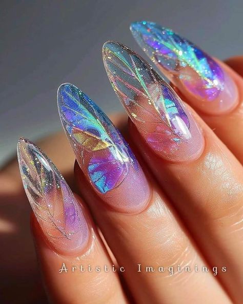 Galactic Nails, Geode Nail Art, Concert Nails, Nail Videos, Nail Foils, Nails Extra, Glass Nail, Fancy Nails Designs, Galaxy Nails