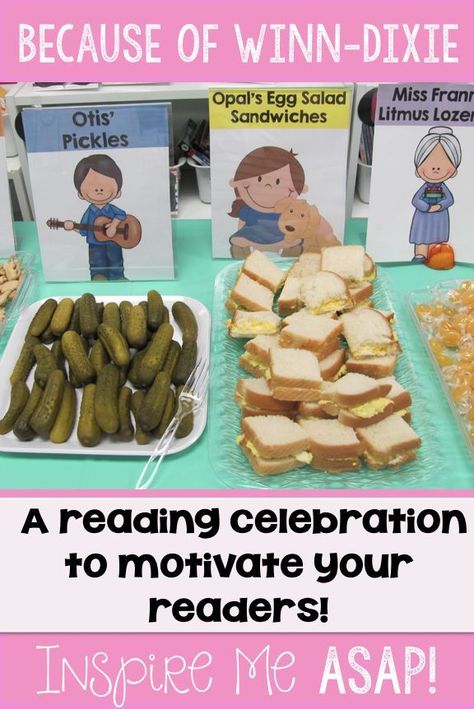 How do you celebrate reading in your classroom? This blog post is full of ideas and pictures to inspire you to have reading celebrations in your own primary classroom. Click here to see some ideas that will motivate your readers and help instill a love of reading and learning! #classroom #school #reading #thirdgrade #secondgrade Paty Ideas, Primary Books, Love Of Reading, Winn Dixie, 4th Grade Reading, School Celebration, Homeschool Schedule, Reading Comprehension Activities, Readers Workshop