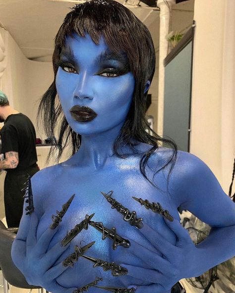 Theo Eyewear, Bts Makeup, Alien Makeup, Alien Costume, Costume Makeup, Creative Makeup, Artistry Makeup, Aesthetic Makeup, Makeup Art