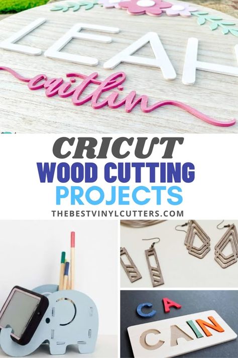 CRICUT: Wood Projects to Create with Your Cricut Maker or Maker 3 Christmas craft ideas #christmascraftideas Christmas craft idea #christmascraftidea #christmas #craft #idea merry christmas #merrychristmas 17.716 How To Carve Wood With Cricut, Cricut Cut Out Letters, Things To Create With Cricut, How To Use The Cricut Maker, Wood Words Decor, Cricut Maker Accessories, Cricut Projects Wood Signs, Silhouette Cameo 4 Balsa Wood Projects, Wood Signs Made With Cricut