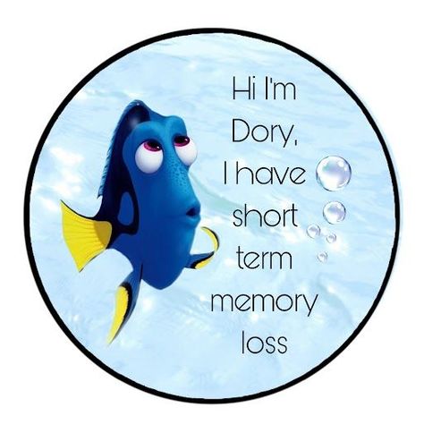 Hi Im Dory, Heart Healthy Diet, Short Term Memory, Heart Healthy, Healthy Diet, Pixar, Diet, Fictional Characters