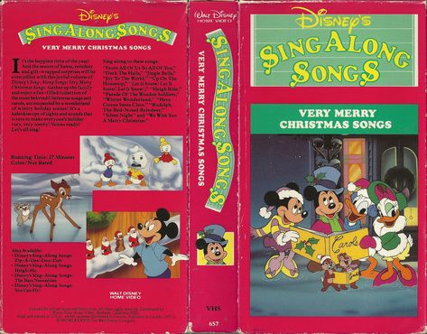 1988 Disney's Singalong-Songs: "Very Merry Christmas Songs" VHS Merry Christmas Songs, Merry Christmas Song, Super Video, Republic Pictures, Sing Along Songs, A Very Merry Christmas, Merry Christmas Images, Christmas Songs, Song Time