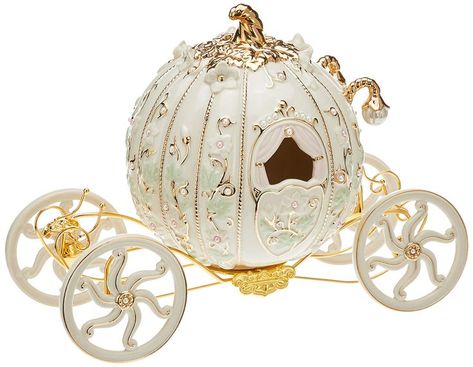 Lenox Disney's Cinderella's Enchanted Coach Figurine - 868804 Cold Porcelain Jewelry, Fairytale Wedding Theme, Cinderella Coach, Cinderella Pumpkin, Antique Porcelain Dolls, Cinderella Carriage, Pumpkin Carriage, Disney Princess Cinderella, Disney Figurines