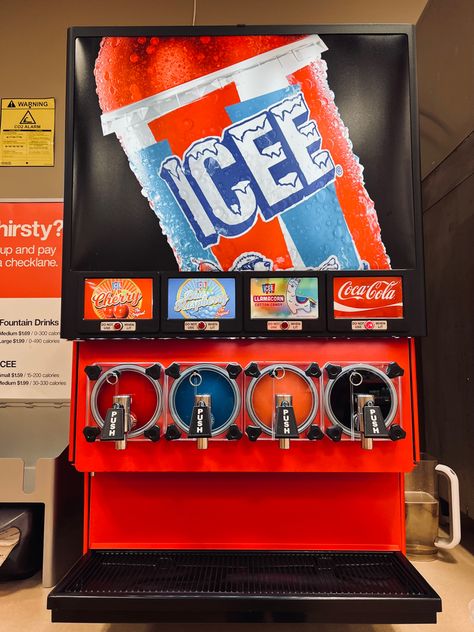 Slurpee Machine, Snack Rack, Slushie Machine, Local Pizza, Fountain Drink, Nostalgic Candy, Drinks Machine, Beverage Dispensers, Coke Cola